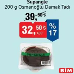 OSMANOĞLU DAMAK TADI SUPANGLE 200 G fiyat ve kampanya bilgisi